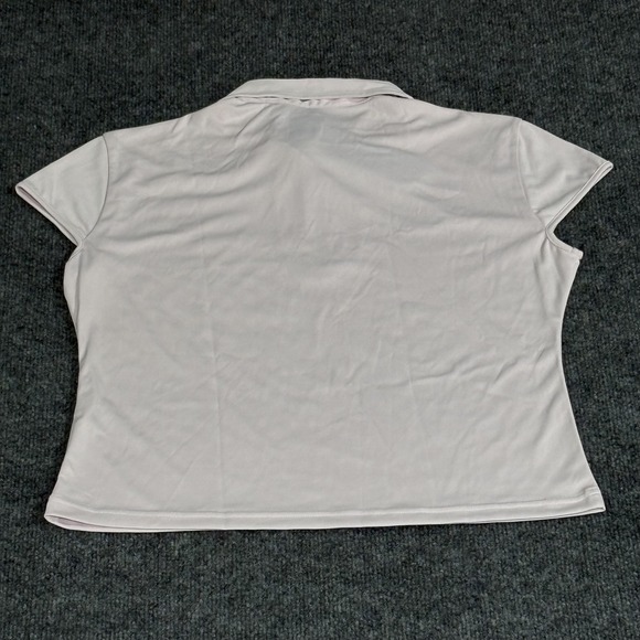 Fila Lecco Cap Sleeve Top Womens Large Light Pink Performance Polo Shirt Tennis - Picture 2 of 14